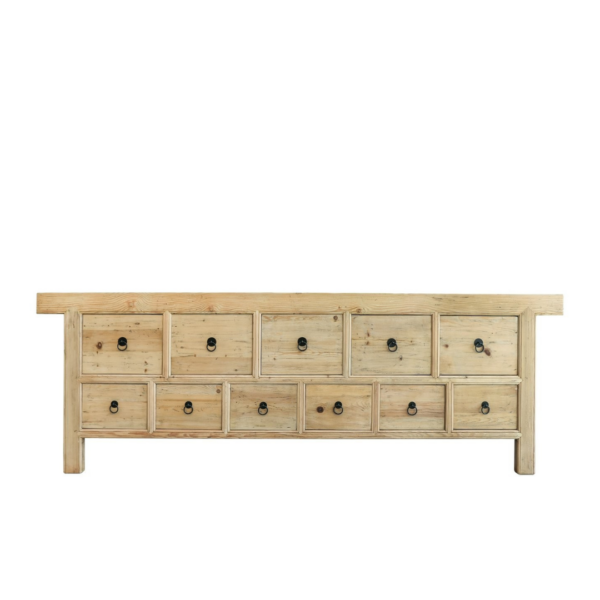 PARQ LONG SIDEBOARD 11 DRAWER - NATURAL