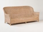 Rattan Gable sofa - Whitewash