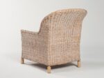 Rattan Gable lounge chair - Whitewash