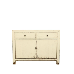 ORIENTAL PAINTED 2 DOOR SIDEBOARD