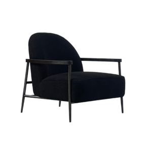 Bonnie Boucle Occasional Chair Black