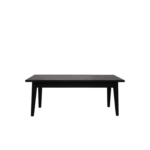 VAASA OAK BENCH MATTE BLACK -