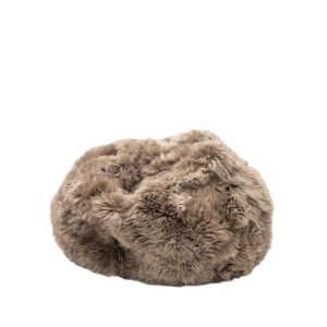 SHEEPSKIN BEANBAG COVER ONLY - MID BROWN