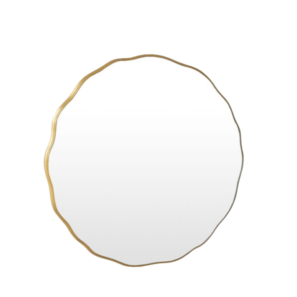 Wave Circle Mirror Large