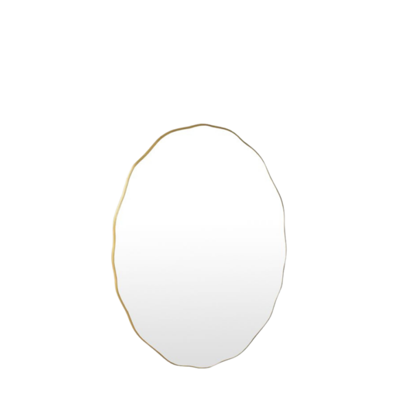 Wave Oval Mirror Small