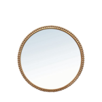 Beaded Round Mirror