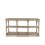 Breakfront Hall Table Reclaimed Oak